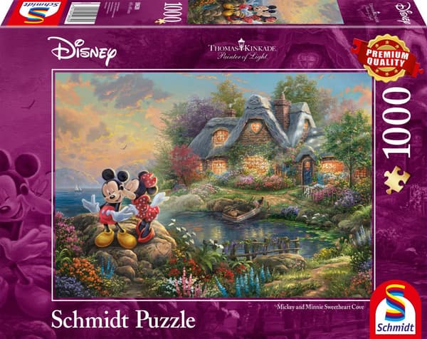 Disney Sweethearts Mickey & Minnie Thomas Kinkade Puslespill 1000 brikker Schmidt