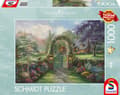 Miniatyrbild 1 av 3: Hummingbird Cottage Thomas Kinkade Pussel 1000 bitar Schmidt