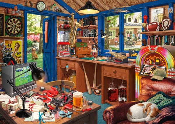 Father´s Workshop Secret Pussel 1000 bitar Schmidt