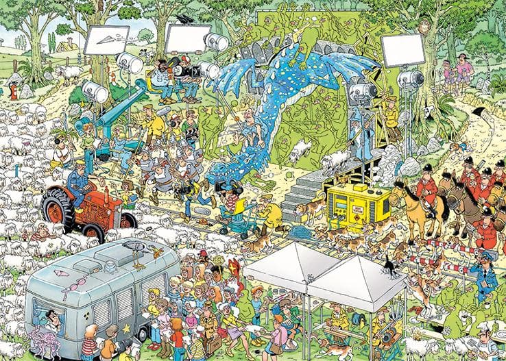 Jan van Haasteren Pussel The Film Set 1000-bitar