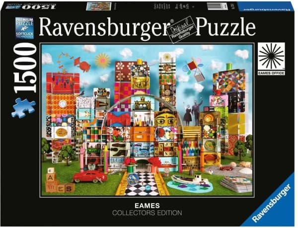 Ravensburger Eames House of Cards Fantasy, 1500 stykker, Andre, 14 år