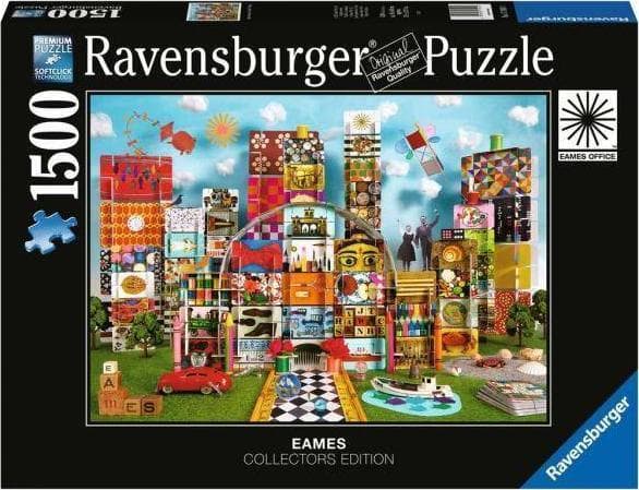 Ravensburger Eames House of Cards Fantasy, 1500 stykker, Andre, 14 år