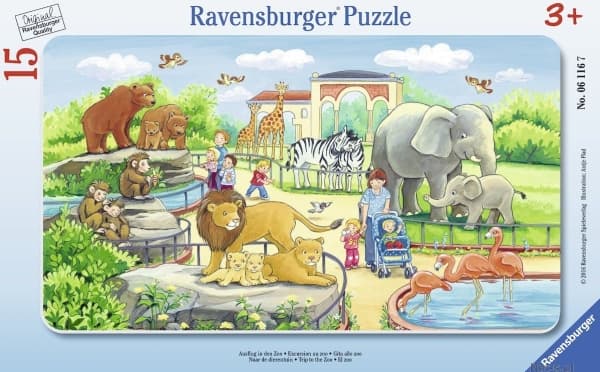 Ravensburger 00.006.116, 15 kpl, Kasvit ja eläimistö, 3 vuosi/vuosia