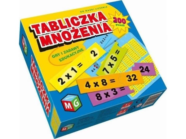 Puzzle Alexander Pedagogiskt spel för att lära sig multiplikationstabeller