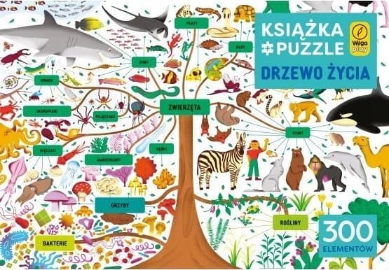 Puslespill Wilga Play Foksal bok og puslespill Tree of Life 300 stk 98107