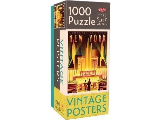 Tactic Puzzle Lovers Vintage Posters New York 1000 pcs puzzle