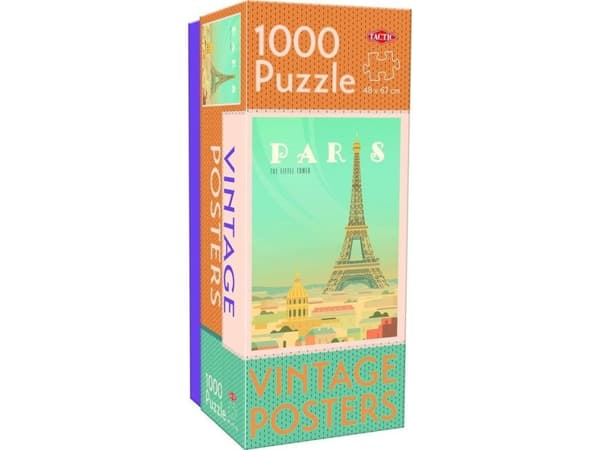 Tactic Puzzle Lovers Vintage Posters Paris 1000 pcs puzzle
