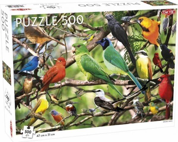 Tactic Puzzle Lovers Exotic Birds 500 pcs puzzle