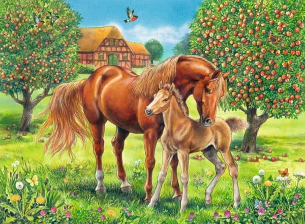 Ravensburger 4005556105779, 100 stykker, Dyr, 6 år