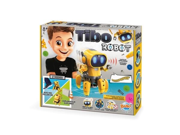 Buki Tibo the Robot, Robot, Ingeniørvitenskap, 8 år