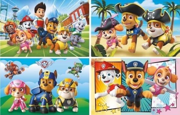 Trefl Puzzle 54el Mini Be Like Psi Patrol. Paw Patrol 19752, 19753, 19754, 19755 (54200) Trefl mix hinta per 1 kpl