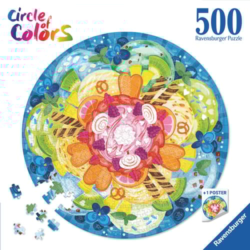 Circle Of Colors Ice Cream Pussel 500 bitar Ravensburger