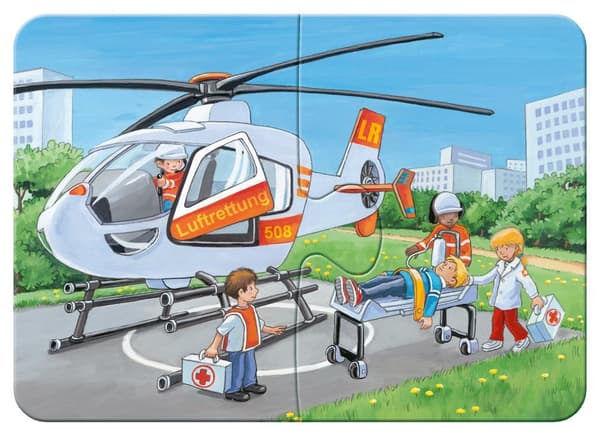 My Emergency Vehicles Puslespill 2/4/6/8 brikker Ravensburger
