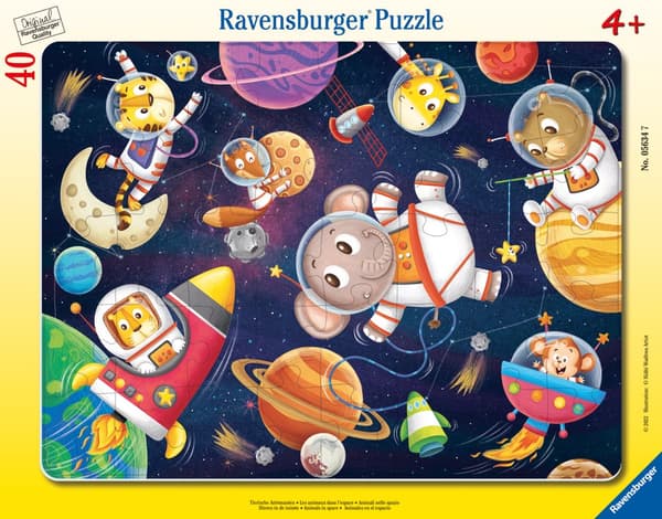 Animal Astronauts Puslespill 40 brikker Ravensburger