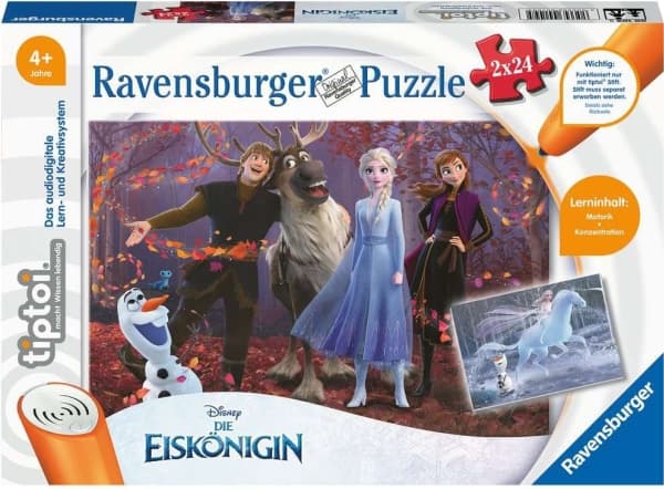 Ravensburger - tiptoi®-puslespill for små oppdagere: Disney Frozen