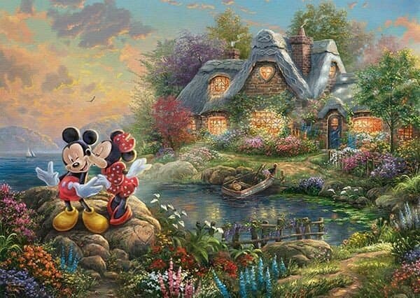 Schmidt Spiele Disney Sweethearts Mickey & Minnie, 1000 kpl, Sarjakuvat