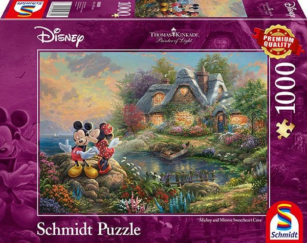 Schmidt Spiele Disney Sweethearts Mickey & Minnie, 1000 kpl, Sarjakuvat