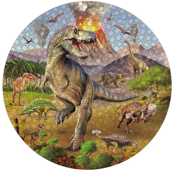 Runt dinosauriepussel, 1000 bitar