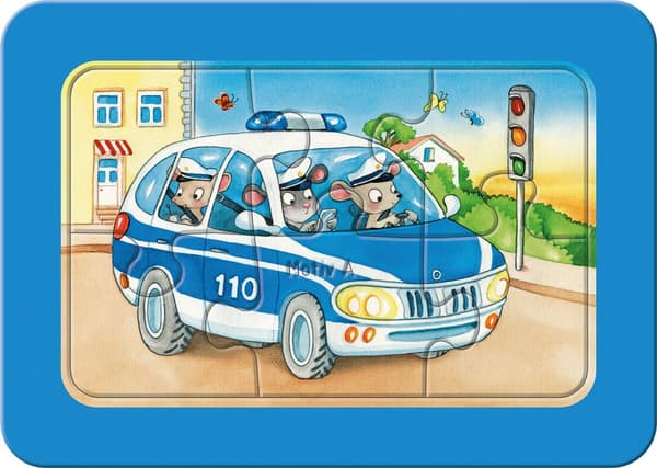 Animals In Action Puslespill 3x6 brikker Ravensburger