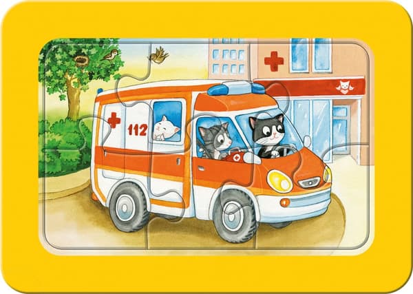 Animals In Action Puslespill 3x6 brikker Ravensburger