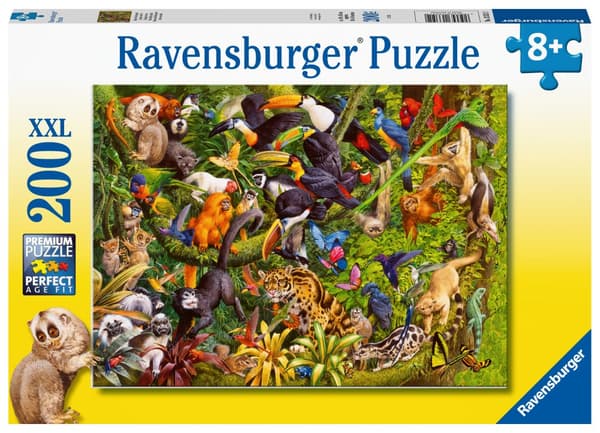 Tropical Rainforest Puslespill 200 brikker Ravensburger