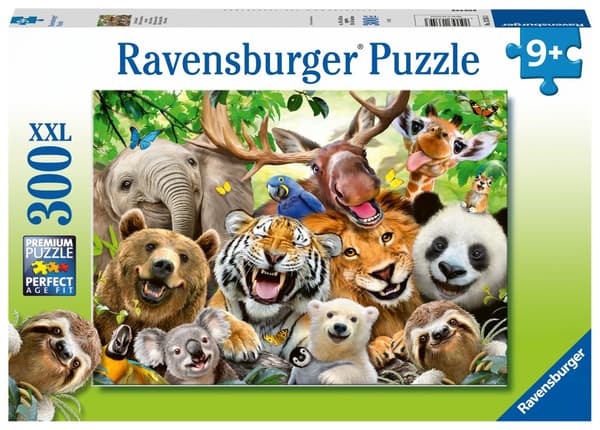 Exotic Animals Selfie Puslespill 300 brikker Ravensburger