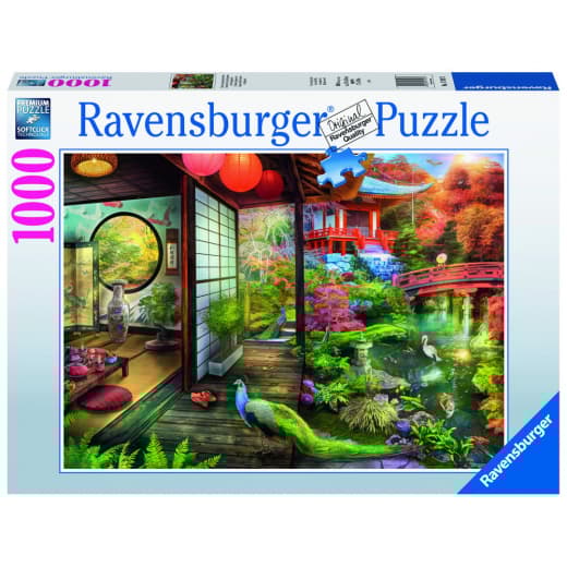 Ravensburger: Japanese Garden Teahouse Kyoto 1000 Brikker