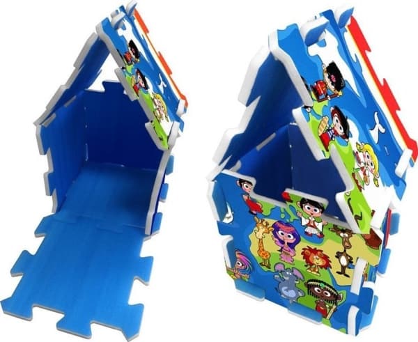 Stempel skum puslespill MAT Children of the World Kart ZA3149