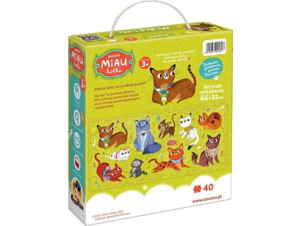 Czuczu Bow Meow Puzzle - Katter 40 st.