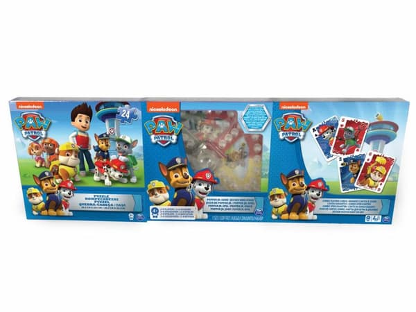 Paw Patrol Spel och pussel 3-pack