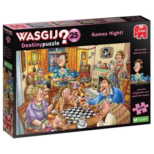 Wasgij? Destiny #25 - Games Night! 1000 Brikker