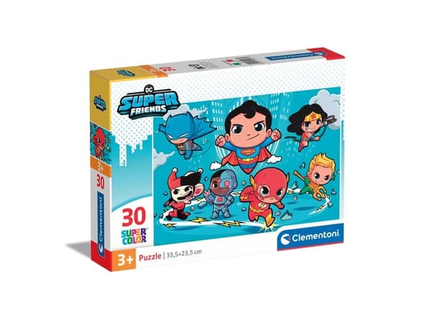Clementoni Supercolor DC Comics Superfriends, 30 stykker, Tegneserier, 3 år