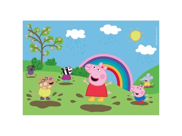 Clementoni Peppa Pig Supercolor 2 x 60, 60 styck, Tecknade serier, 4 År