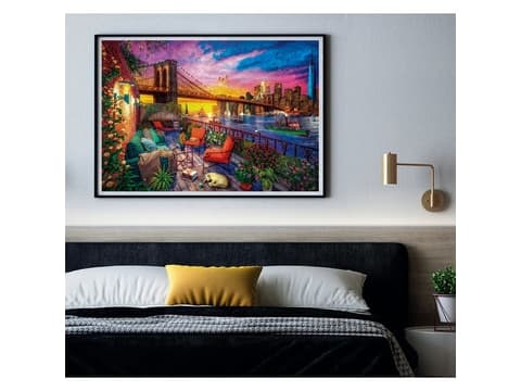 Clementoni Manhattan balcony sunset, 3000 stykker, By, 10 år