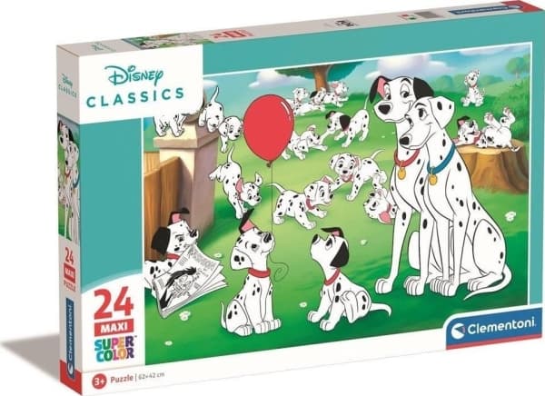 Clementoni CLE puzzle 24 maxi SuperKolor Disney Animals 24245