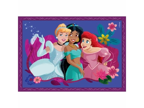 Clementoni Supercolor Disney Princess, 12 stykker, Tegneserier, 3 år