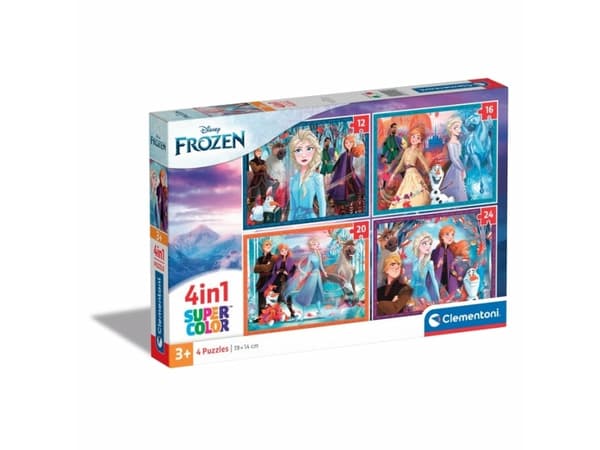 Clementoni Supercolor Disney Frozen, 12 styck, Tecknade serier, 3 År