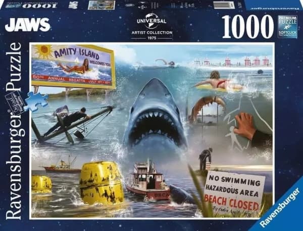 Ravensburger Jaws, 1000 stykker, Andre, 14 år