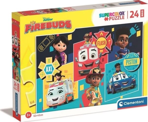 Clementoni CLE palapeli 24 maxi SuperColor Disney Firebud 24244