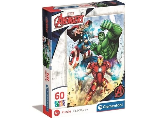 Clementoni Supercolor Marvel Avengers, 60 stykker, Komikk, 4 år