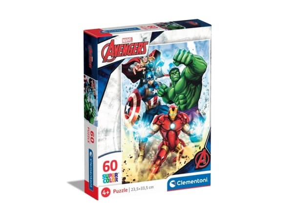 Clementoni Supercolor Marvel Avengers, 60 stykker, Komikk, 4 år