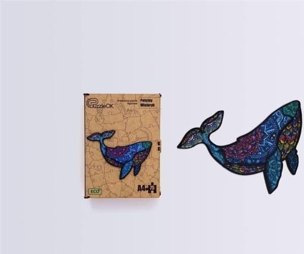 Puzzleok Trepuslespill EKO 75 Mighty Whale A4 PuzA4-01737