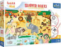 Miniatyrbilde 1 av 3: Trefl Dobbeltsidig puslespill 24 deler Super Maxi Babies on safari 3in1