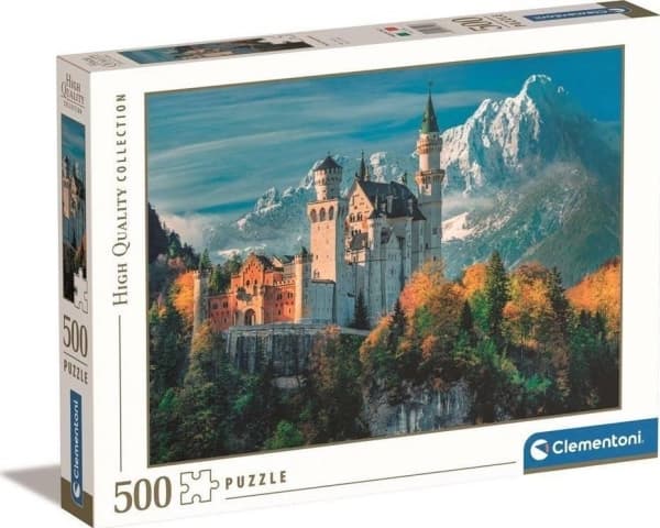 Clementoni CLE pussel 500 HQ Neuschwanstein slott 35146