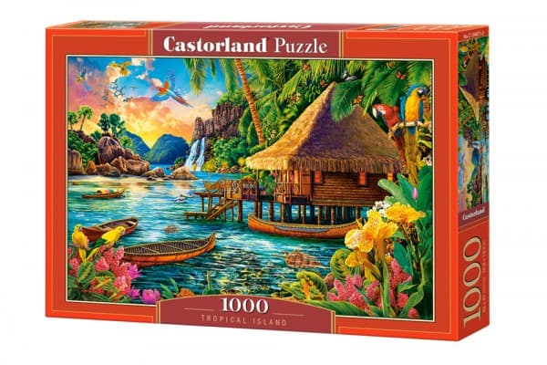 Castorland Puzzle 1000 brikker Tropisk øy