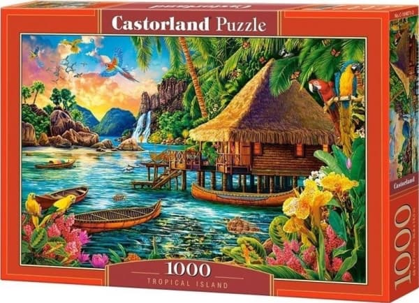 Castorland Puzzle 1000 element?w Tropikalna wyspa CDON