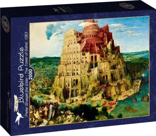 Bluebird Puzzle Puzzle 2000 Wieża Babel, Piotr Brueghel, 1563