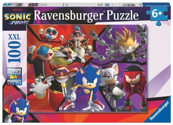 Palapeli 100 elementtiä Sonic Prime