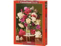 Miniatyrbild 2 av 2: Puzzle 500 elements Beautiful peonies, vase, flowers