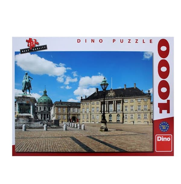 Dino 1000 Bitars Pussel, Amalienborgs slott, Köpenhamn